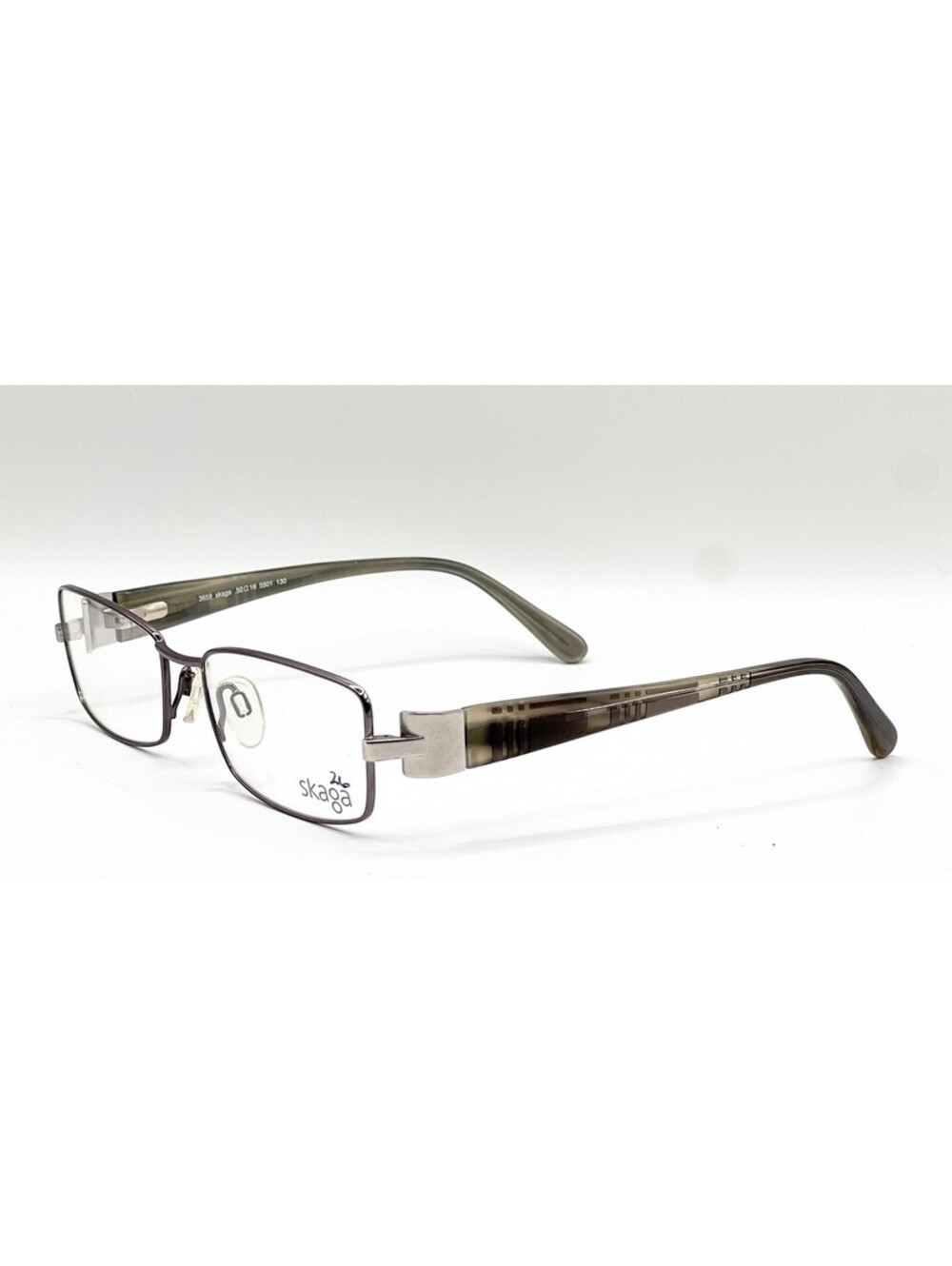 NEW SKAGA 3659 5501 GUNMETAL AUTHENTIC EYEGLASSES 50-16